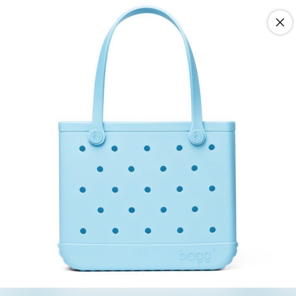 NEW Bogg Light Blue Tote Bag 12.5x15x5